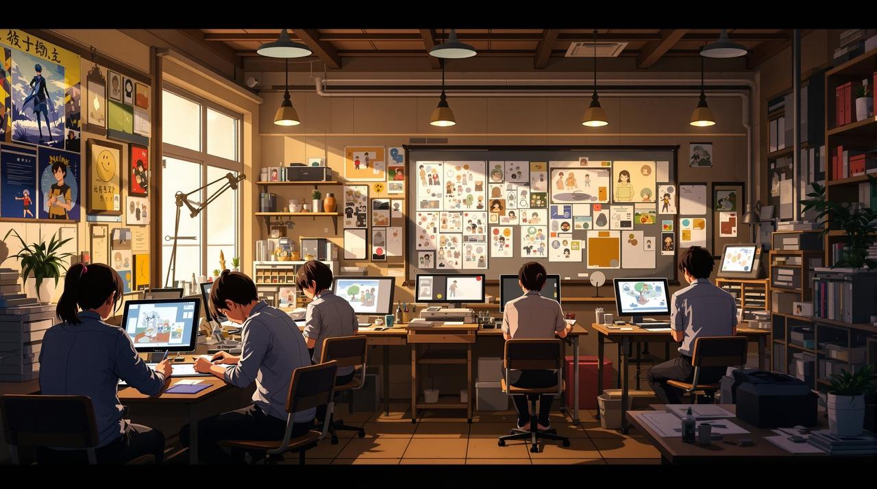 漫剧屋 团队工作场景